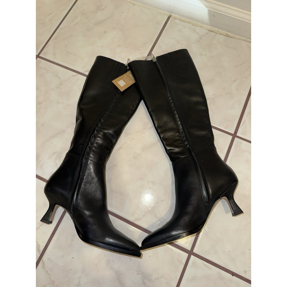 NWOB Dolce Vita Auggie Black Leather Boot Size‎ 6 - Picture 9 of 13